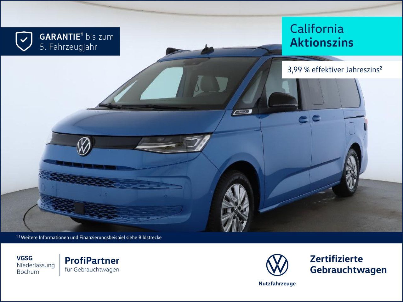 Volkswagen California Beach Camper AHK PDC Sitzhzg. ACC LED