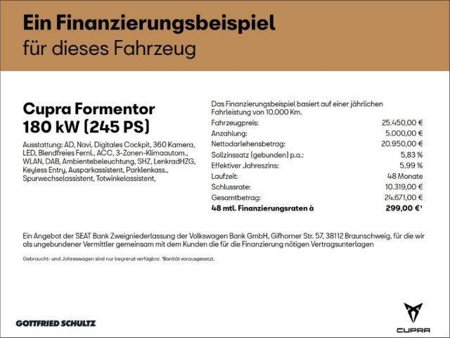 Cupra Formentor VZ 1.4 e-Hybrid DSG - Rückfahrkamera imagem 2