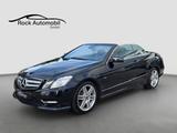 Mercedes-Benz E 250 CGI Cabrio 7G AMG Styling Airscarf TÜV NEU - mit Benzin-Antrieb: Schwarz, mit Navigationssystem, Cabrio