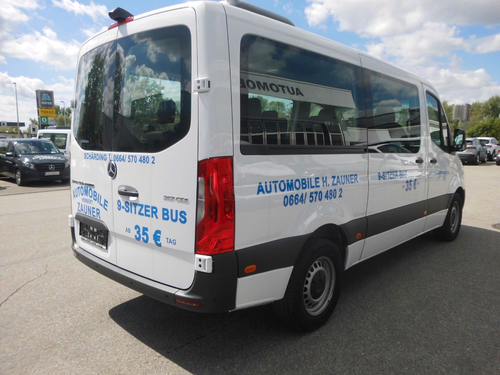 Mercedes-Benz Sprinter Tourer Dachklima, 9 Sitze imagem 3