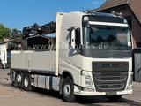 Volvo FH 420 6x2 Pritsche+HIAB Ladekran Lenk-/Lift EU6 - Gebraucht Hiab ladekran