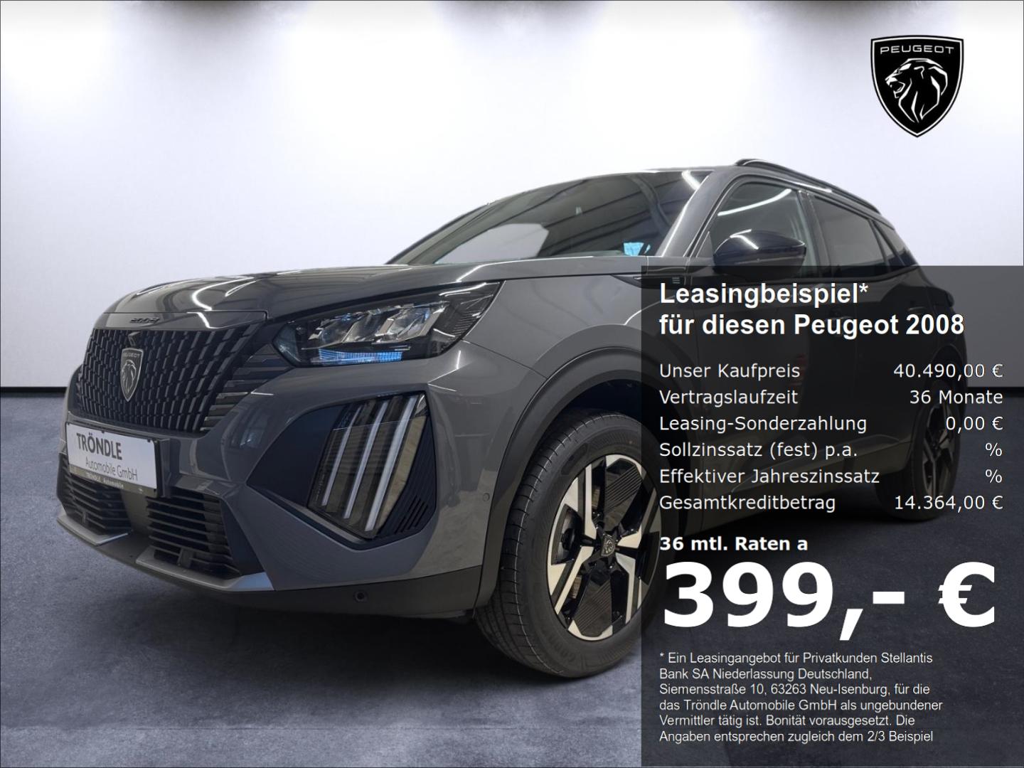 Peugeot 2008 e- Allure Elektromotor 156 LED ACC CarPlay 