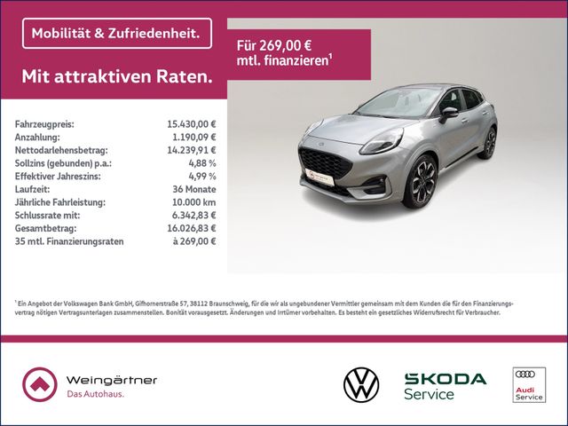 Puma ST-Line X MildHybrid, Bi-LED, Navi, Winterp