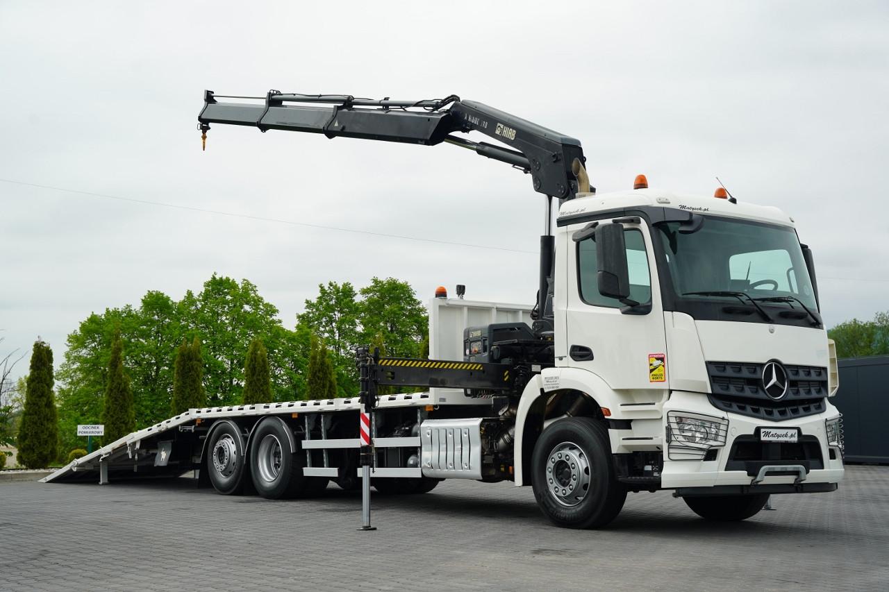 Mercedes-Benz AROCS 2533/ 6X2 / LAWETA + HDS HIAB 188 B-2 / NA
