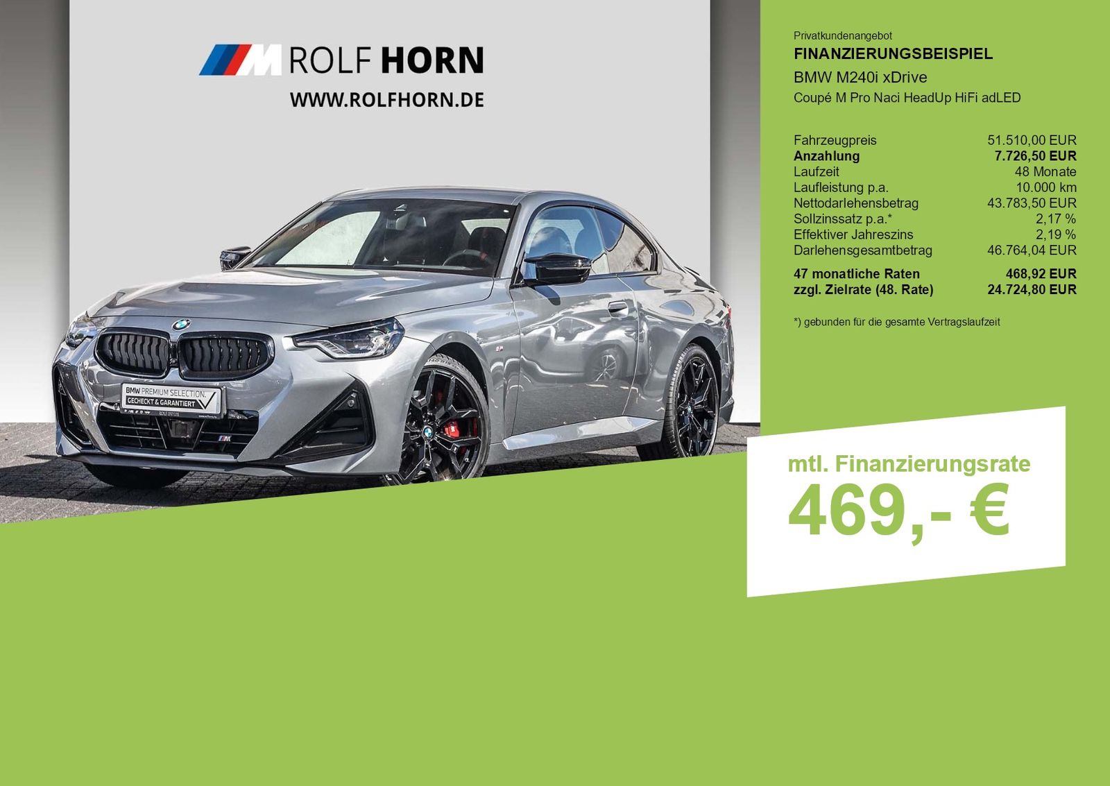 BMW M240i xDrive Coupé M Pro Naci HeadUp HiFi adLED foto 3