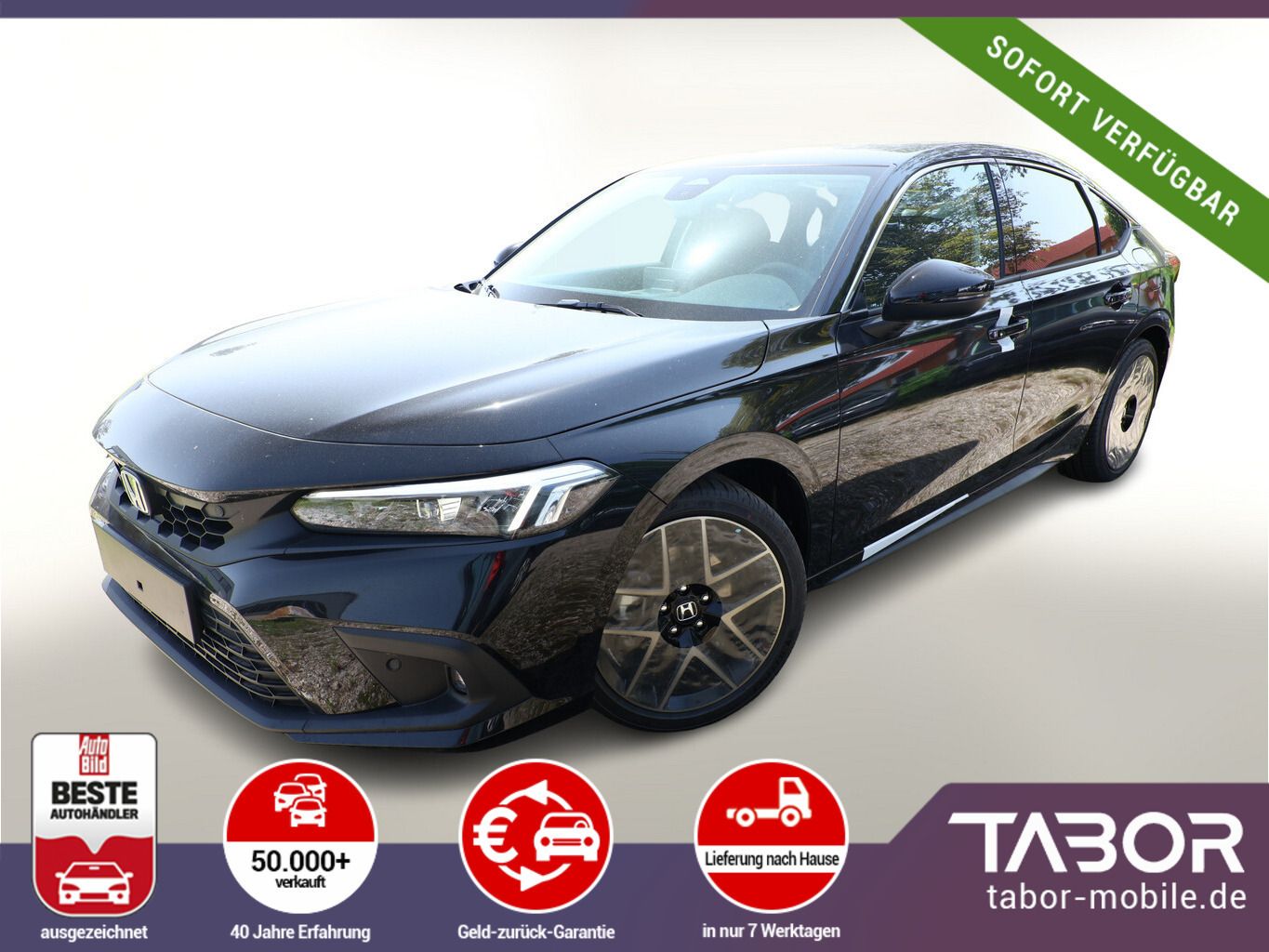 Honda Civic 184 CVT Advance Nav Leder Pano Bose SHZ