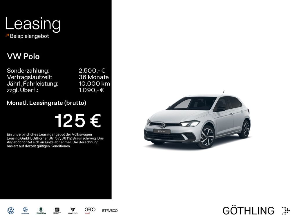 Volkswagen Polo ENERGY 1,0 l TSI OPF 70 kW (95 PS) 7-Gang-D