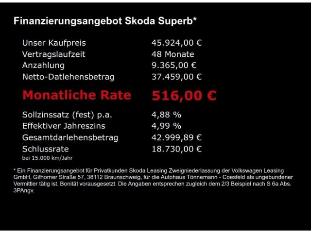 Superb COMBI SPORTLINE iV DSG+AHK+NAVI+SITZ-/LEN