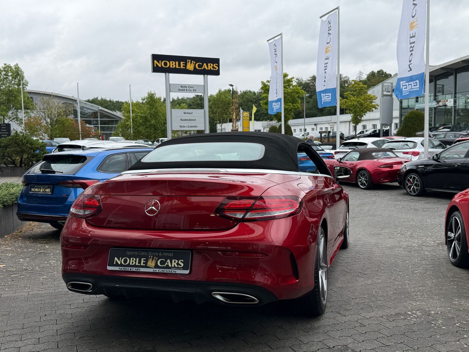 Fahrzeugabbildung Mercedes-Benz C 200 Cabrio AMG NIGHT Navi Rückfahr KAM Sounds.