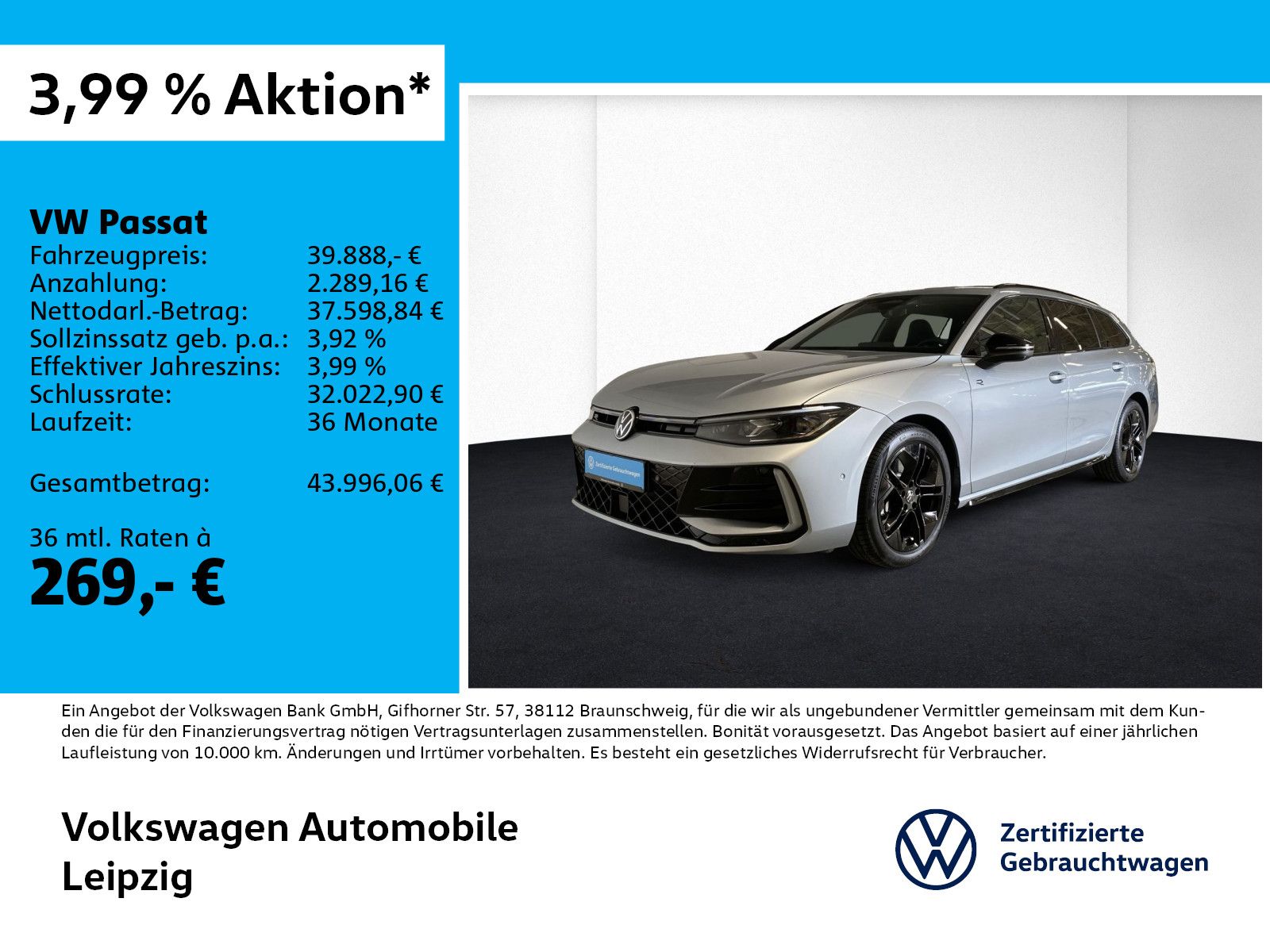 Volkswagen Passat 2.0 TDI R-Line 4M *Black Style*DCC*HuD*IQ