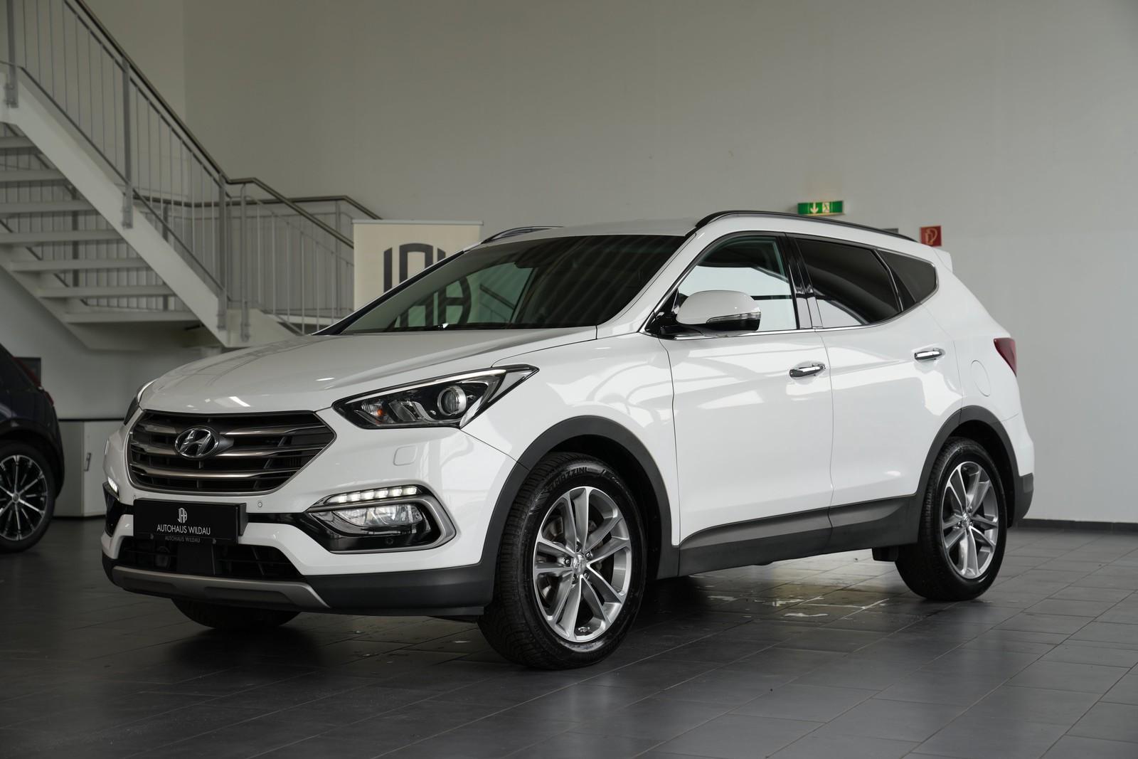 Hyundai SANTA FE blue Premium 4WD *AUT*NAV*LED*ACC*AHK*