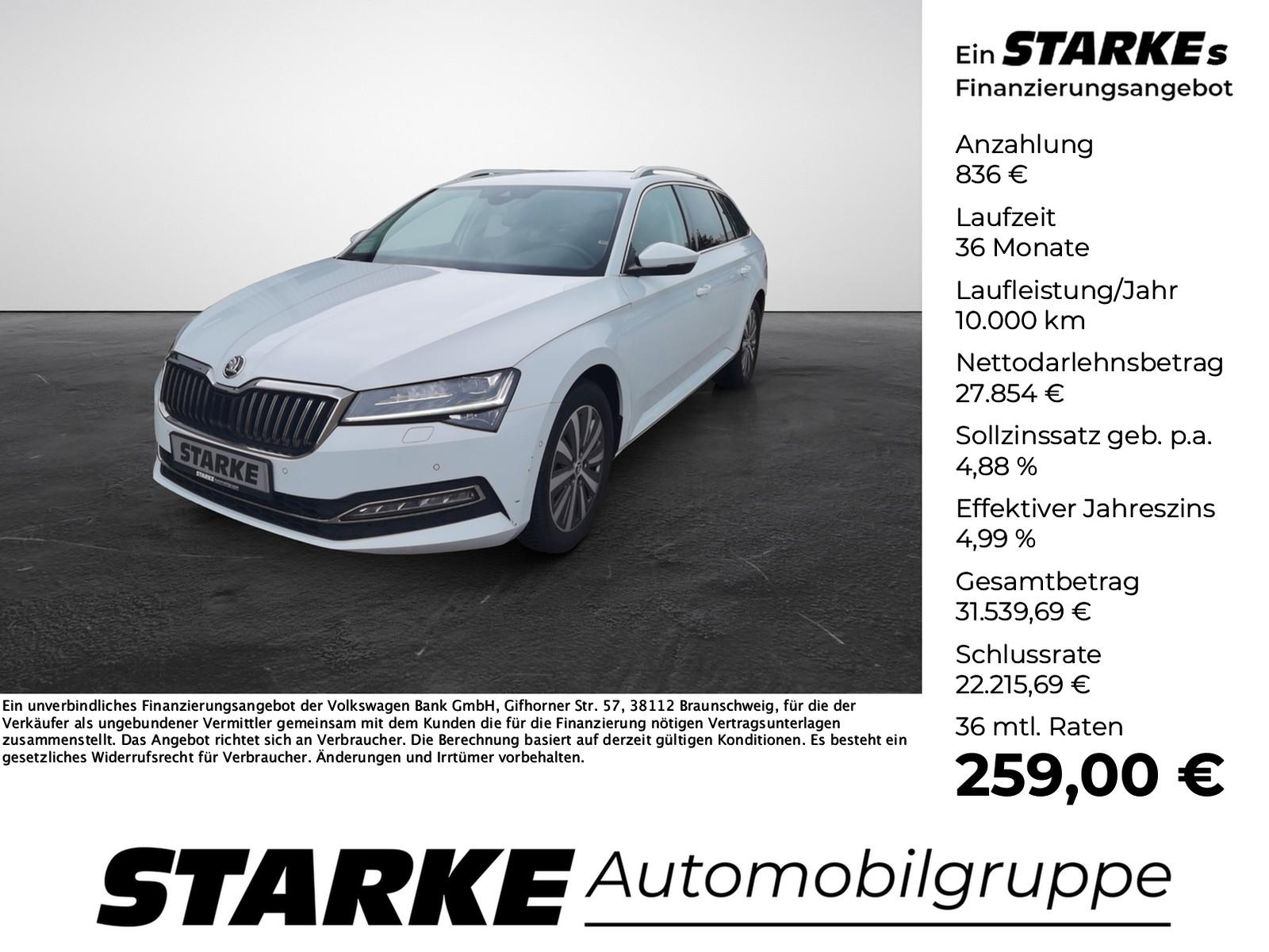 Skoda Superb Combi 1.5 TSI DSG Style  AHK Navi LED Kam