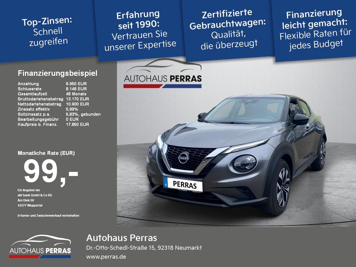 Nissan Juke 1.0 DIG-T Acenta Navi Komfort LED+Navi+SHZ+
