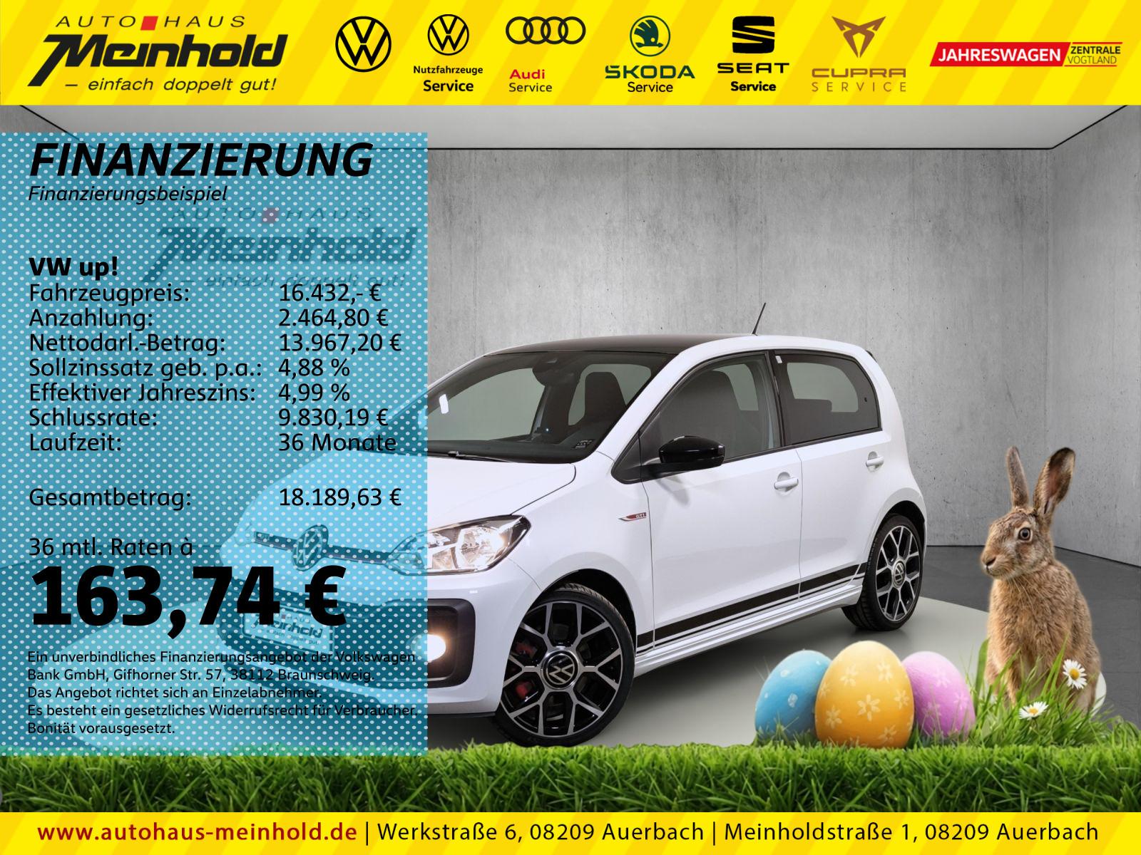 Volkswagen up! GTI, Klima, Beats, Kamera, GRA, Einparkhilfe