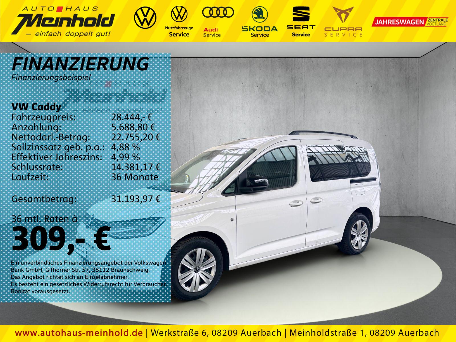 Volkswagen Caddy 1.5 TSI DSG Life, Dach, LED, Standheizung