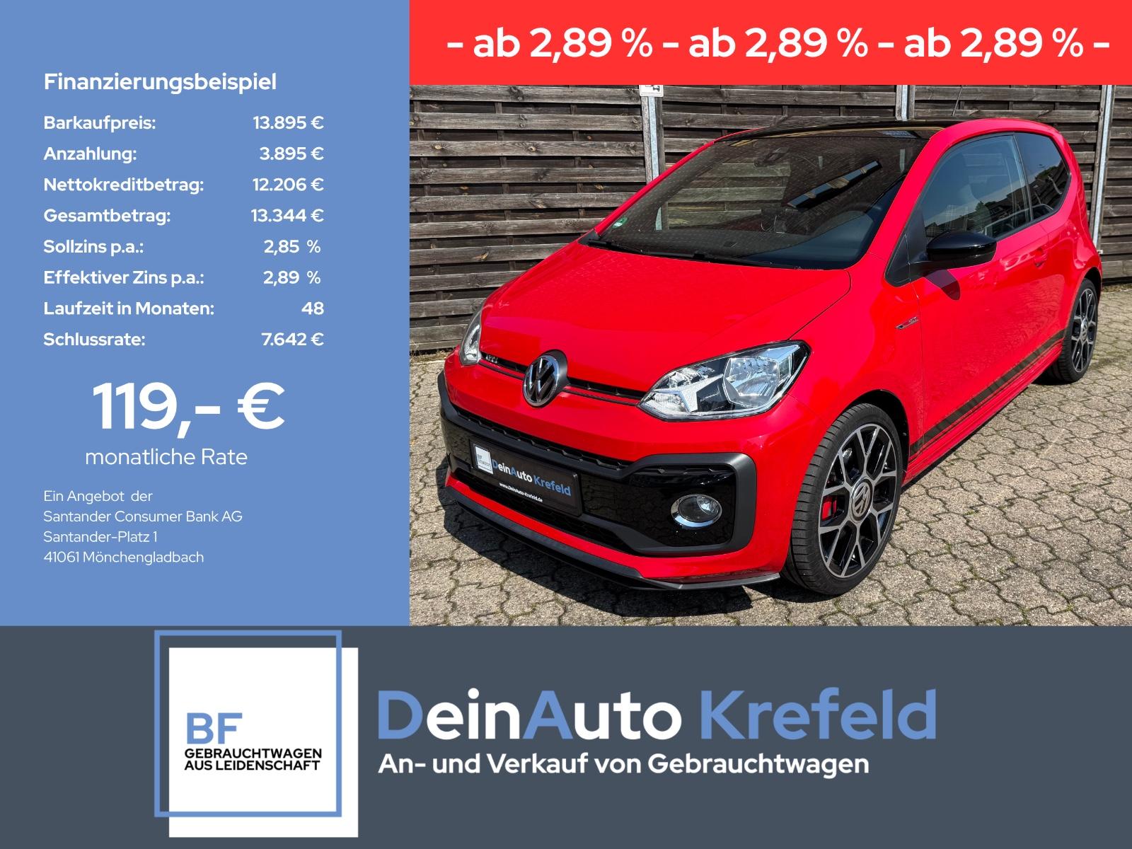 Volkswagen up! GTI 1.0 TSI PDC, LED, Apple CarPlay, Beats