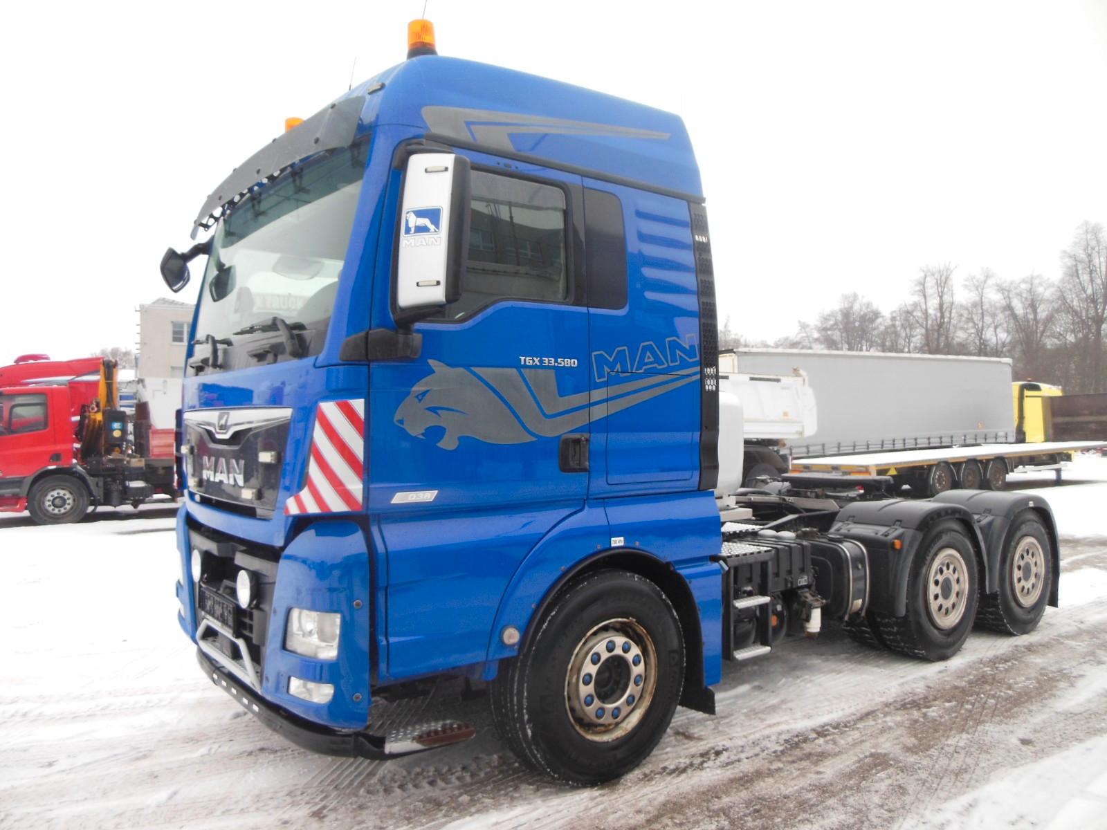 MAN TGX 33.580, 6X4,RETARDER,HYDRAULIK,SET 120 TONE!