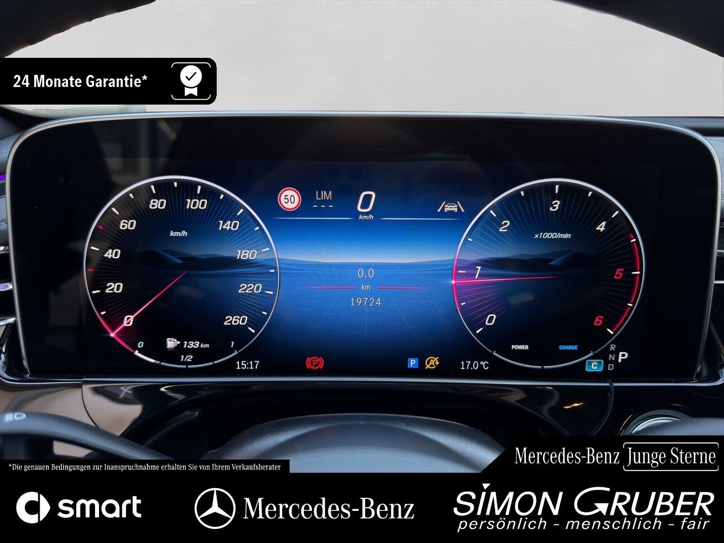 Fahrzeugabbildung Mercedes-Benz E 220 d AMG Superscreen Night 20" Burm 360° Digi