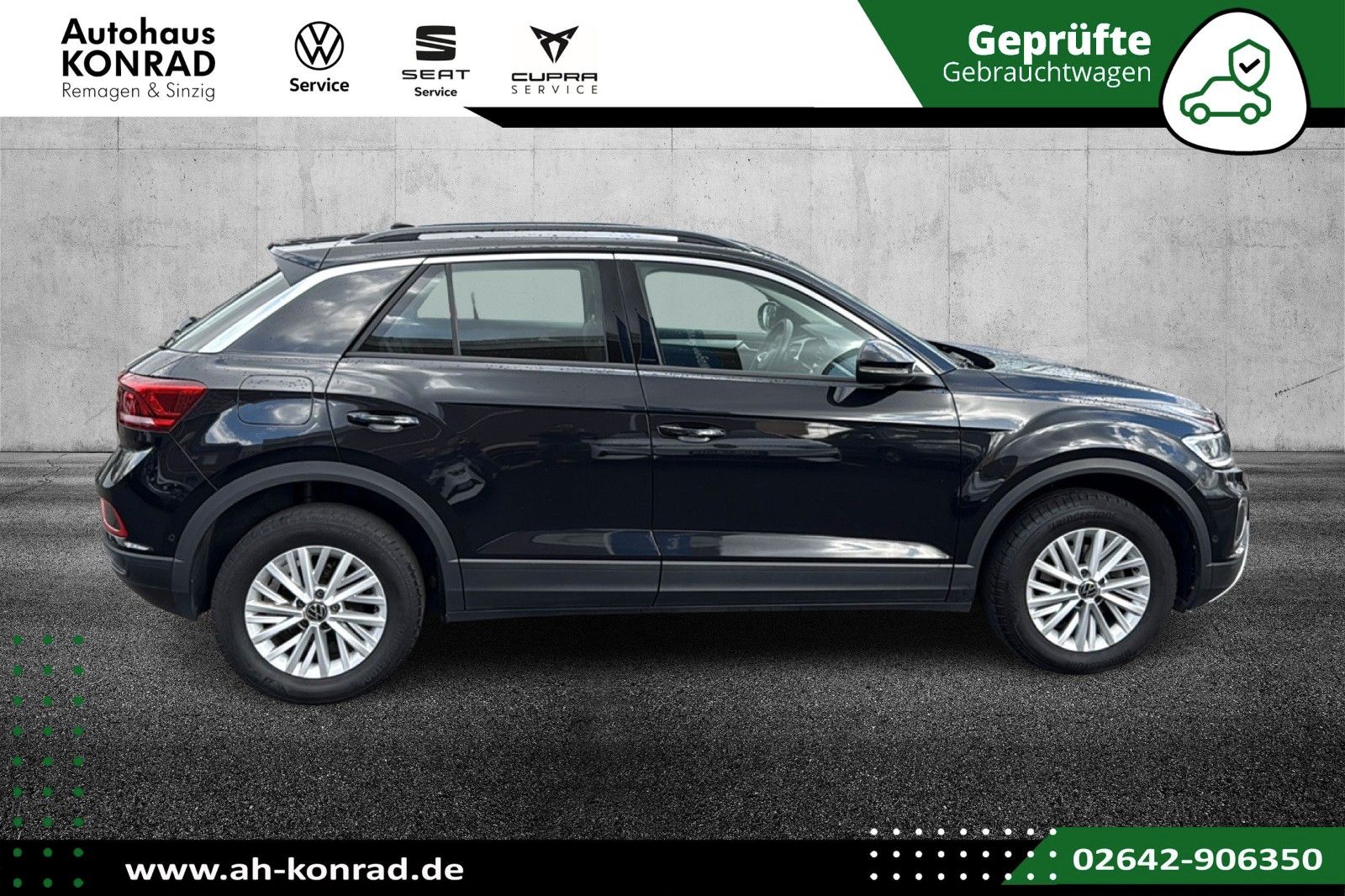 Fahrzeugabbildung Volkswagen T-Roc 1.0 TSI Life+App Connect+Digital Cockpit