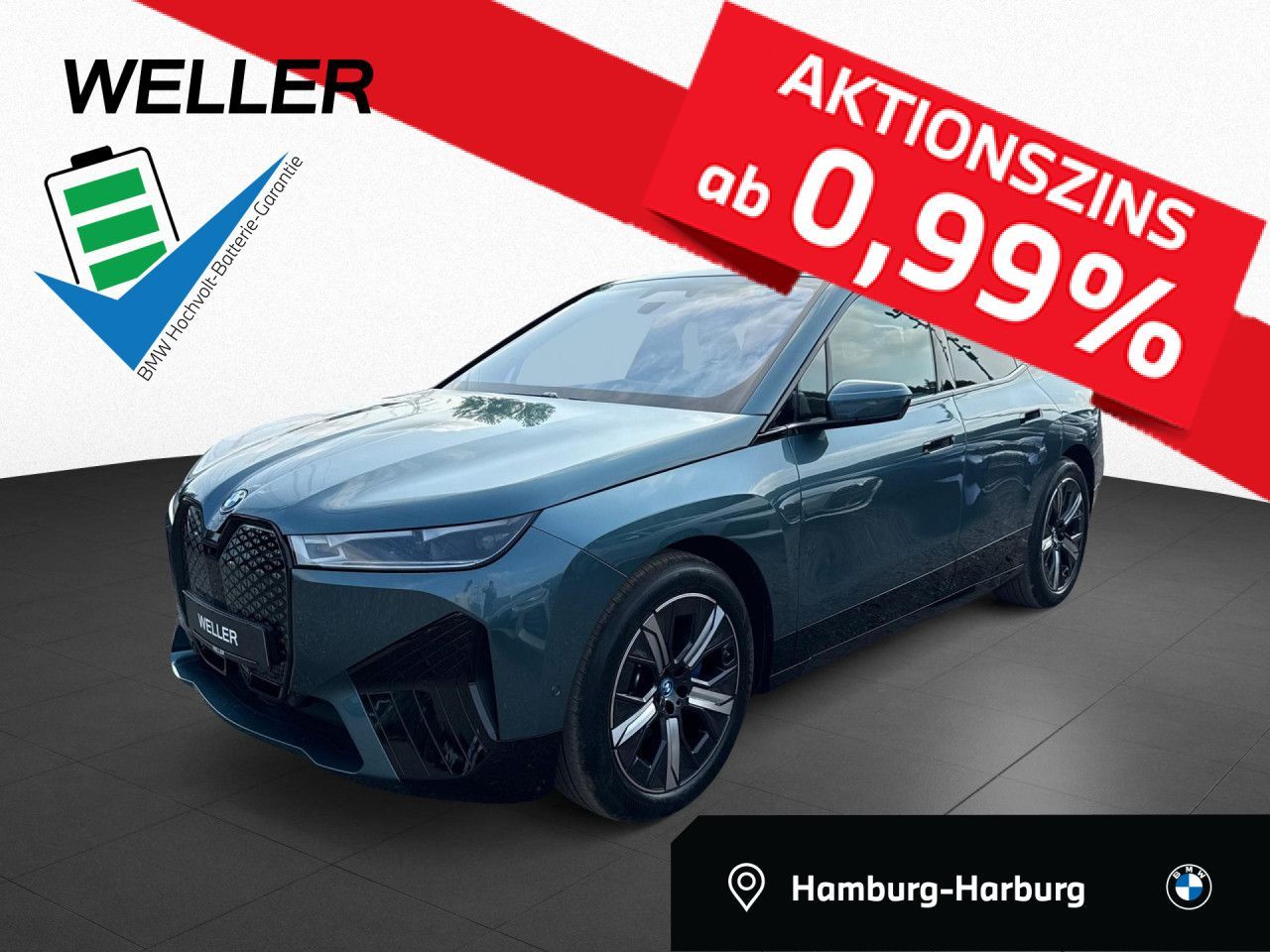 BMW iX xDr 40 Sport Laser,AHK,360°,Leas.o.Anz.479,-