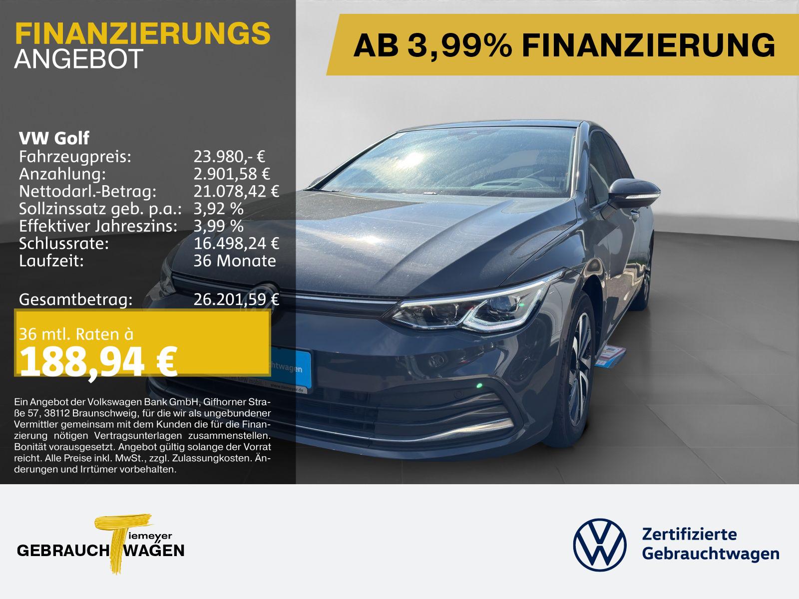 Volkswagen Golf 2.0 TDI DSG ACTIVE ACC HuD MATRIX KAMERA