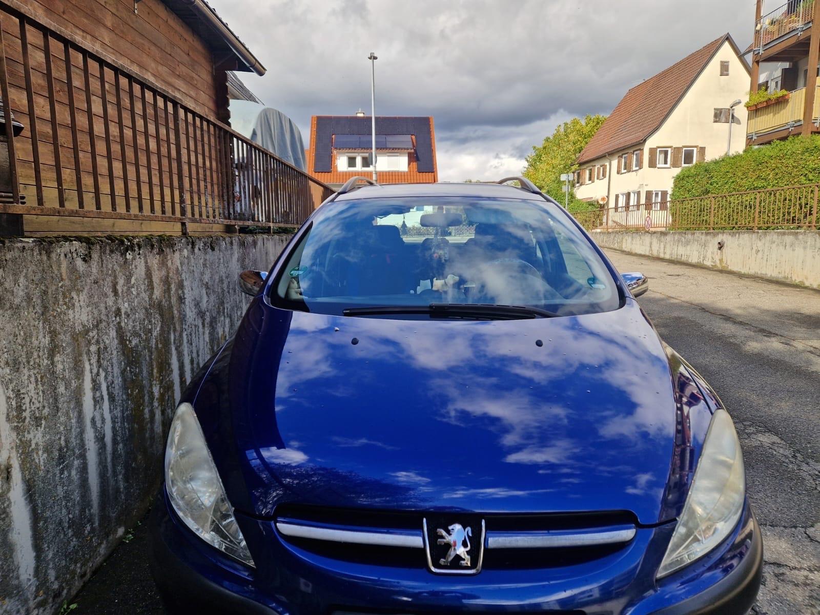 Peugeot 307 2005 — rear view