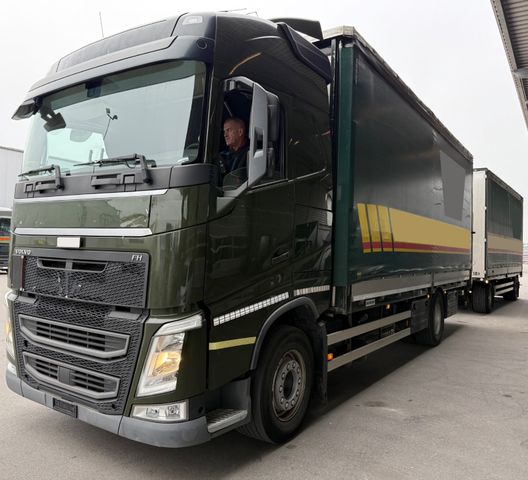 Volvo FH-460 4x2R, E6, Ladebordwand, Honold Anhaenger