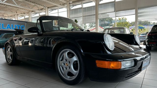 Porsche 911 Cabrio Carrera 2  Schalter/schwarz-schwarz