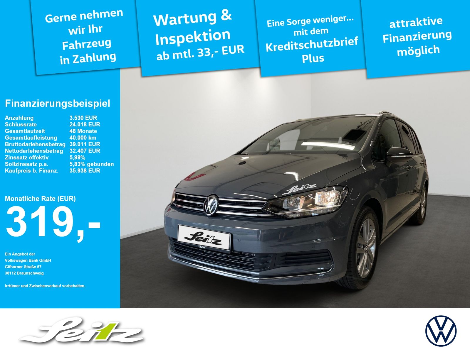 Volkswagen Touran 1.5 TSI Comfortline NAVI KAMERA SITZHZG foto 1