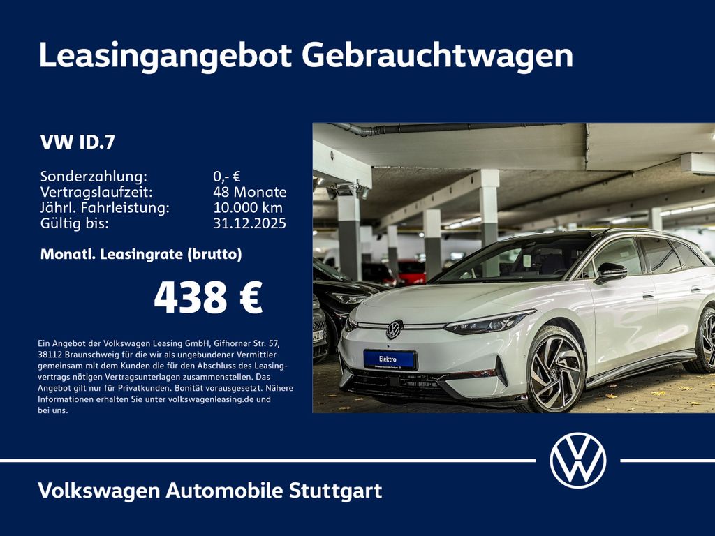 Volkswagen ID.7 Tourer Pro Navi AHK Kamera P-Dach