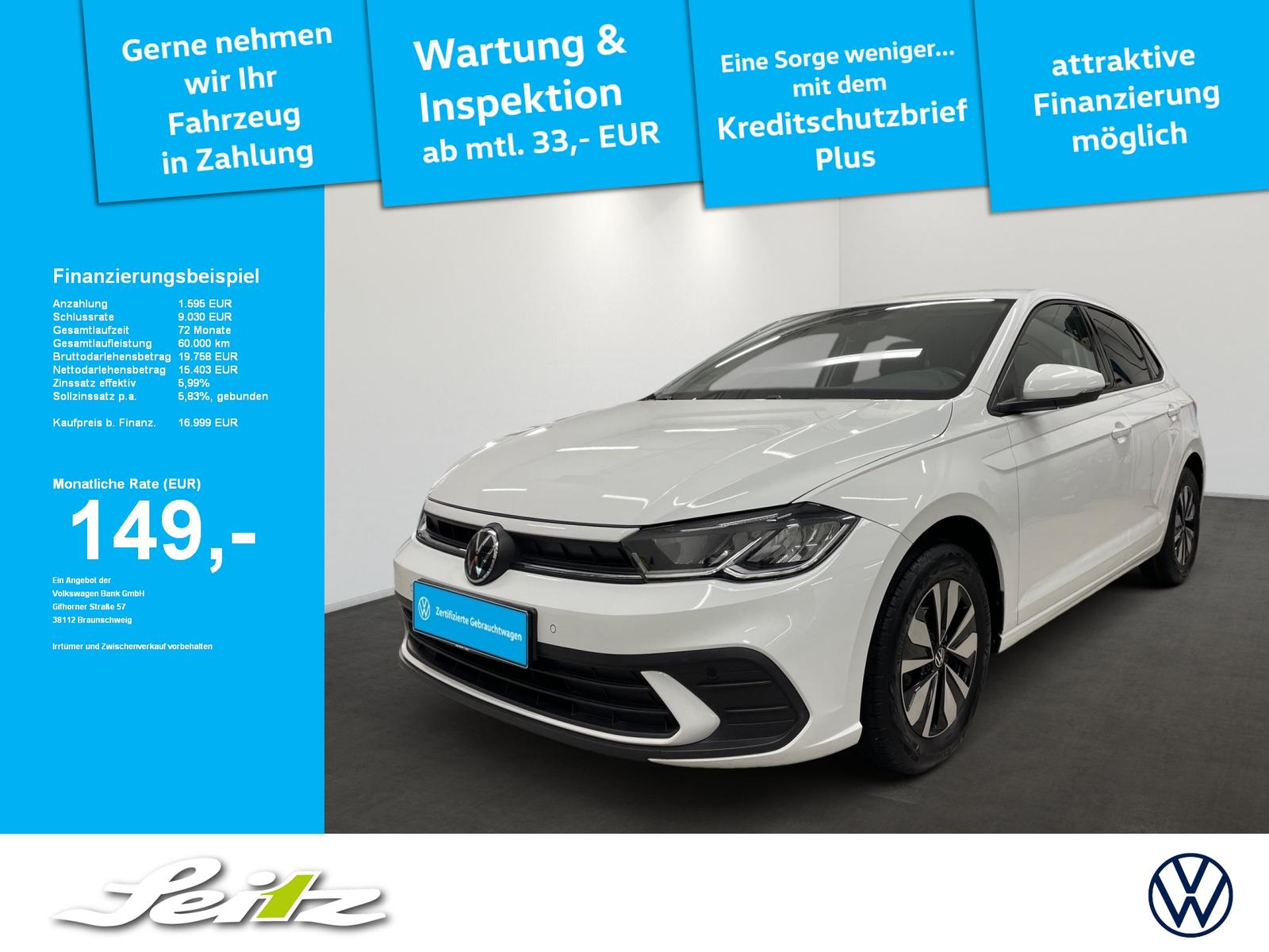 Volkswagen Polo VI 1.0 TSI Move *LED*KAMERA*VIRT.-COCKPIT*