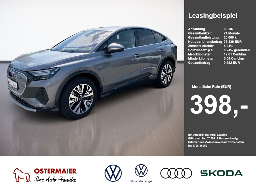 Audi Q4 Sportback e-tron ADVANCED 45 QUATTRO WÄRMEPUM