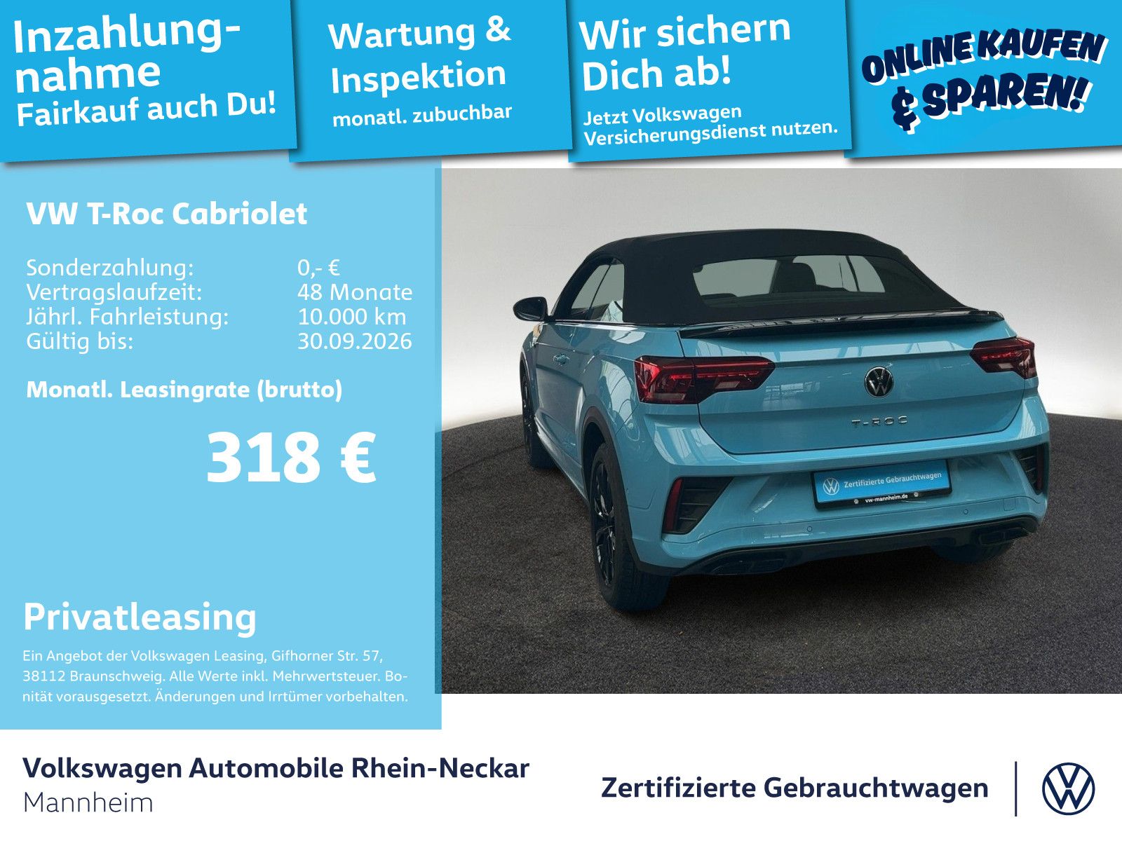Volkswagen T-Roc Cabriolet 1.5 TSI R-Line DSG Navi AHK LED foto 2
