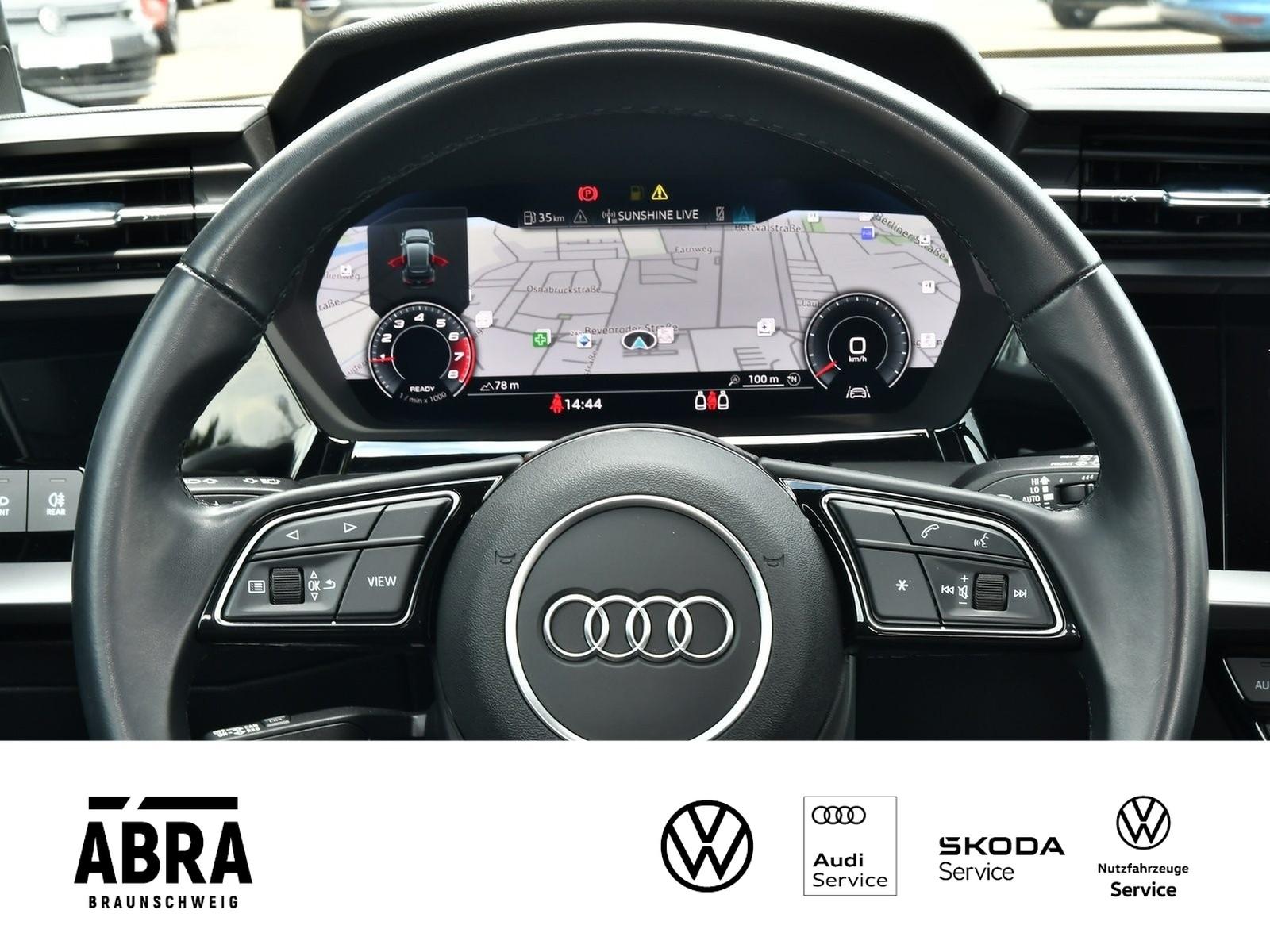 Audi A3 Sportback 30 1.0 TFSI LED+NAV+PDC+GRA+SHZ, миниатюра 16