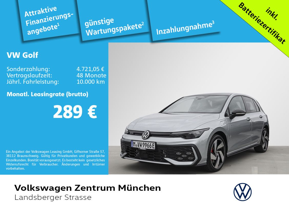 Volkswagen Golf VIII GTE 1.5 eHybrid BlackStyle Navi IQ.Lig