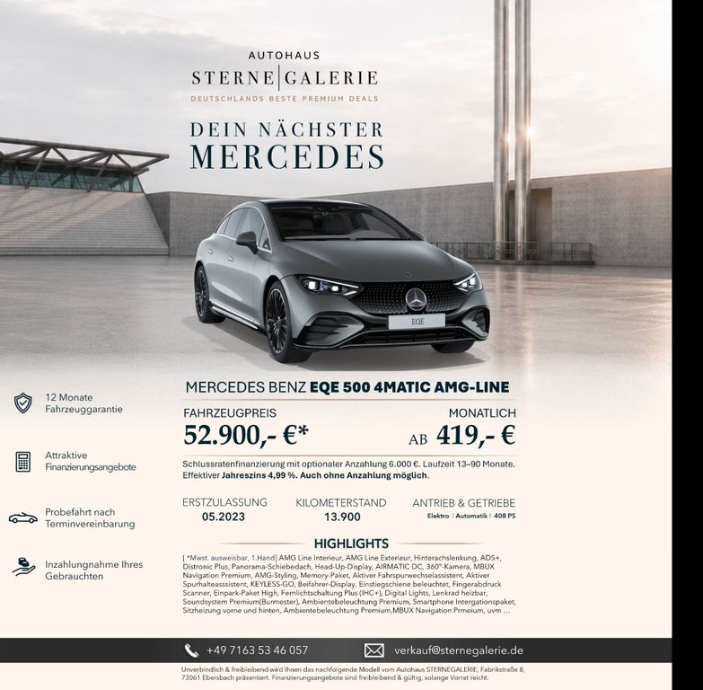 Image of Mercedes-Benz EQE