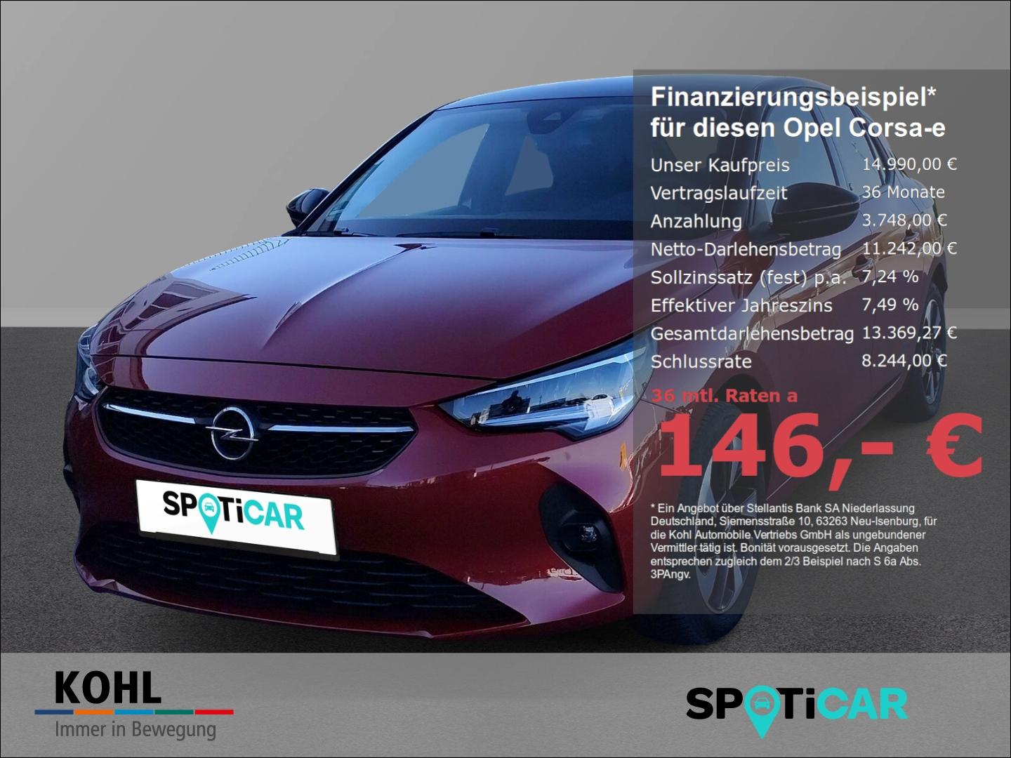 Opel Corsa-e Edit 136PS *SONDERPREIS* wg.div.Schäden-