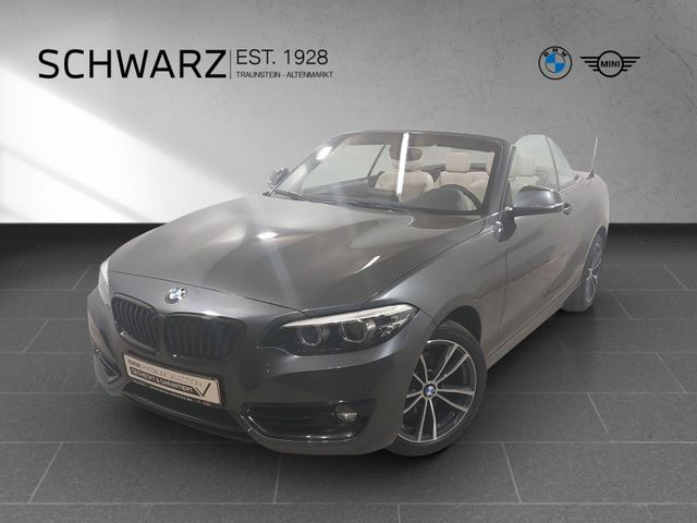 BMW 220d Cabrio Sportline Leder Business Navi