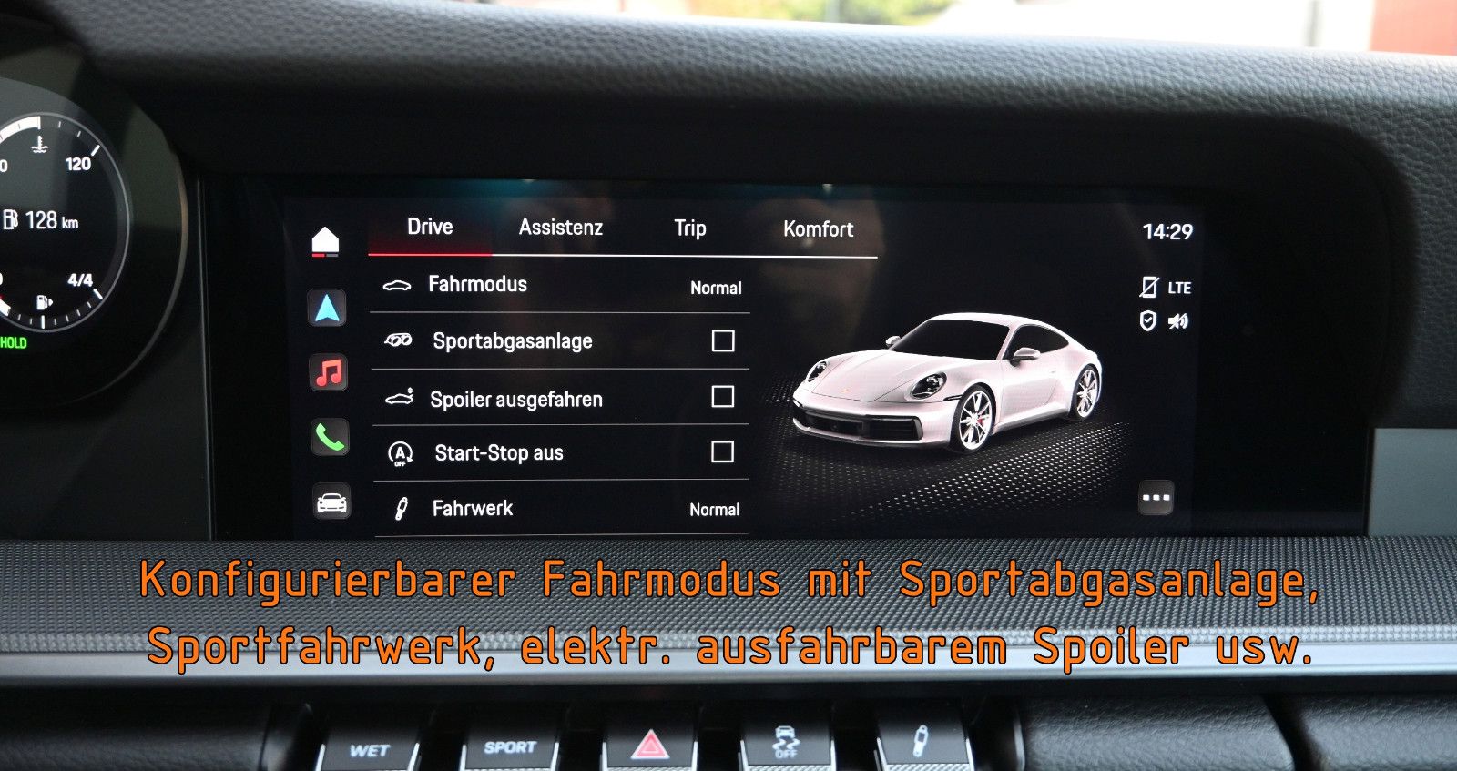 Fahrzeugabbildung Porsche 911 992 Carrera S Coupé °SPORT DESIGN°SP.ABGAS°