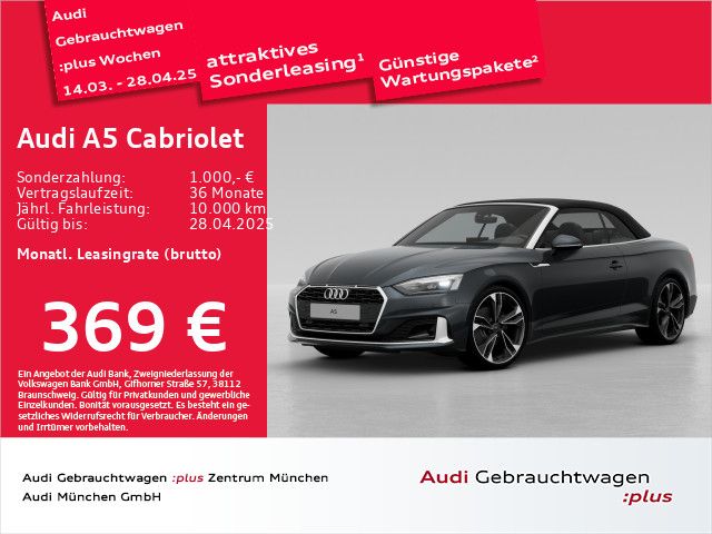 Audi A5 Cabriolet 35 TFSI S tronic advanced ACC/PDC+/