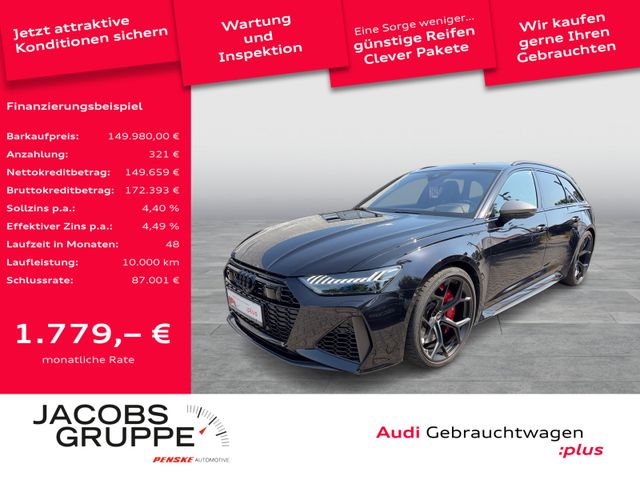 AUDI RS6 performance All Black/Schalensitze/B+O Advan