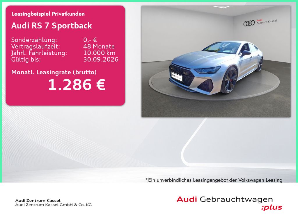 Audi RS 7 SB 4.0 TFSI quattro Laser B&O Keramik 360°