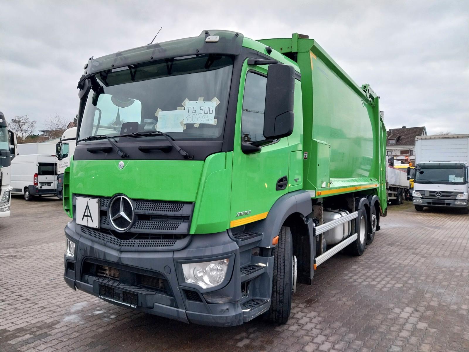 Mercedes-Benz MB Antos  2533 L, 6x2, Olympus Hecklader 25+