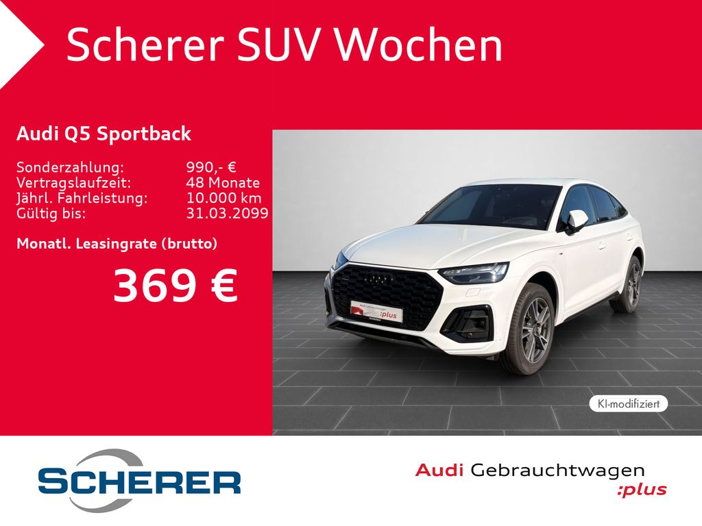 Audi Q5 Sportback S line 50 TDI 360°KAMERA AHK OPTIK-