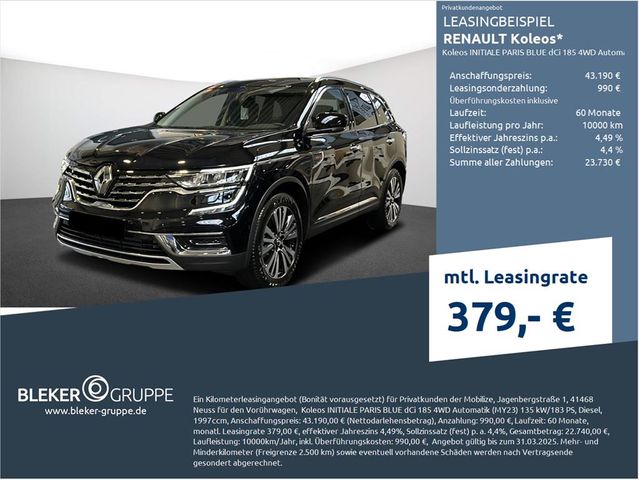 Renault Koleos INITIALE PARIS BLUE dCi 185 4WD Automati