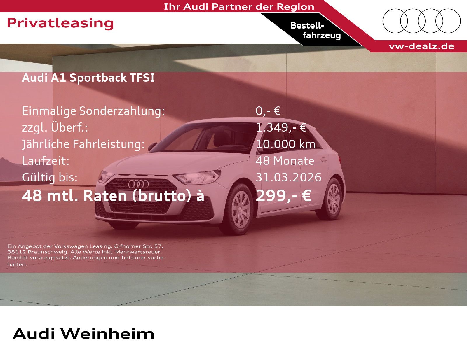 Audi A1 Sportback 30 TFSI Klima PDC DAB