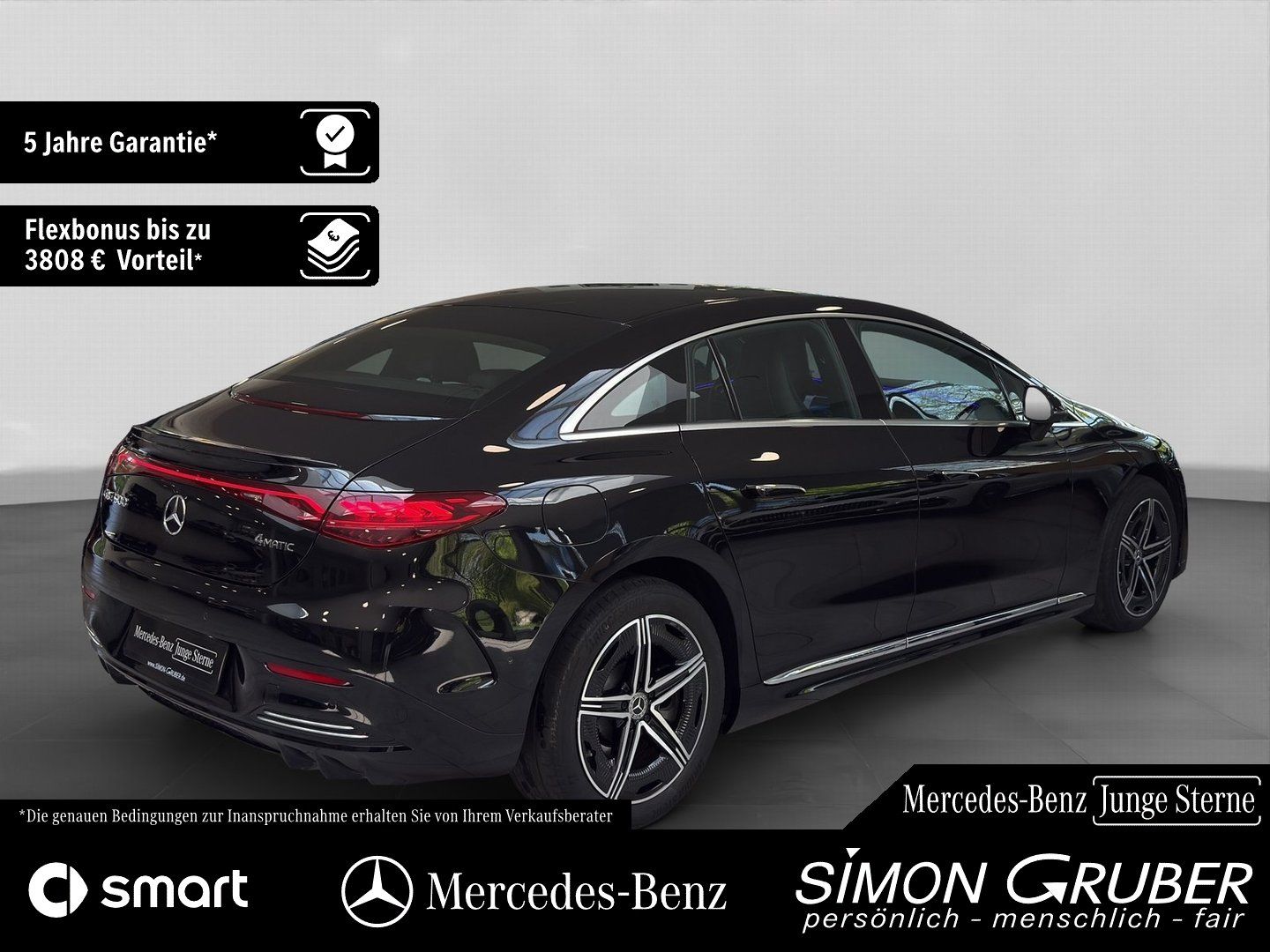 Fahrzeugabbildung Mercedes-Benz EQE 500 4M AMG Hyper Airmatic HUD Burm Mod 2025