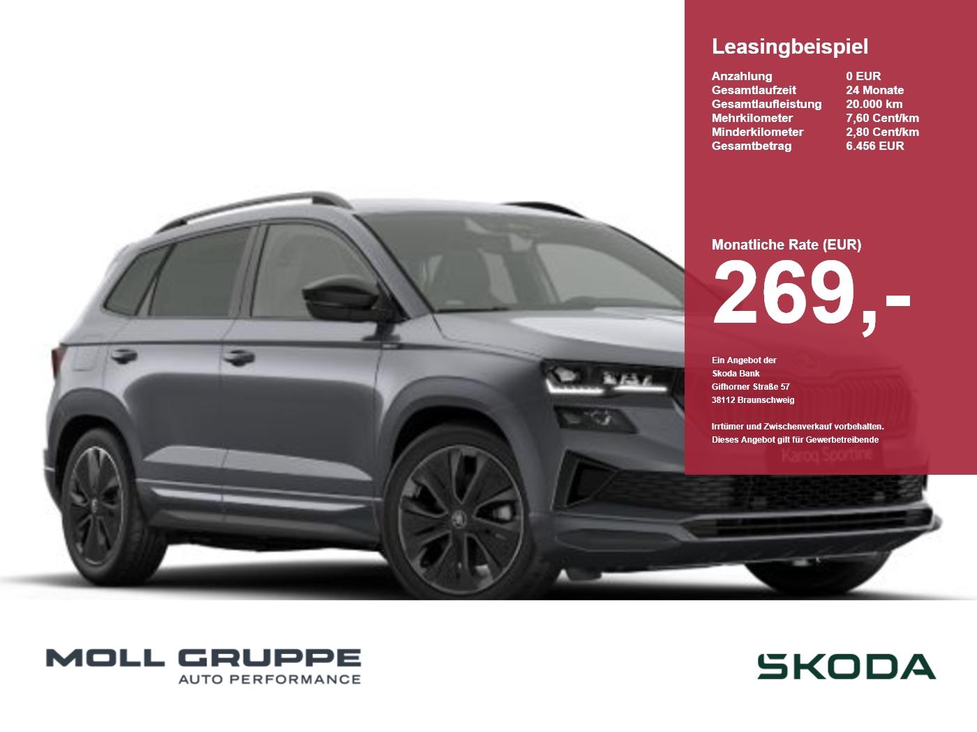 Skoda Karoq 2.0 TSI 4x4 Sportline 2xKLIMA ACC AHK AUT
