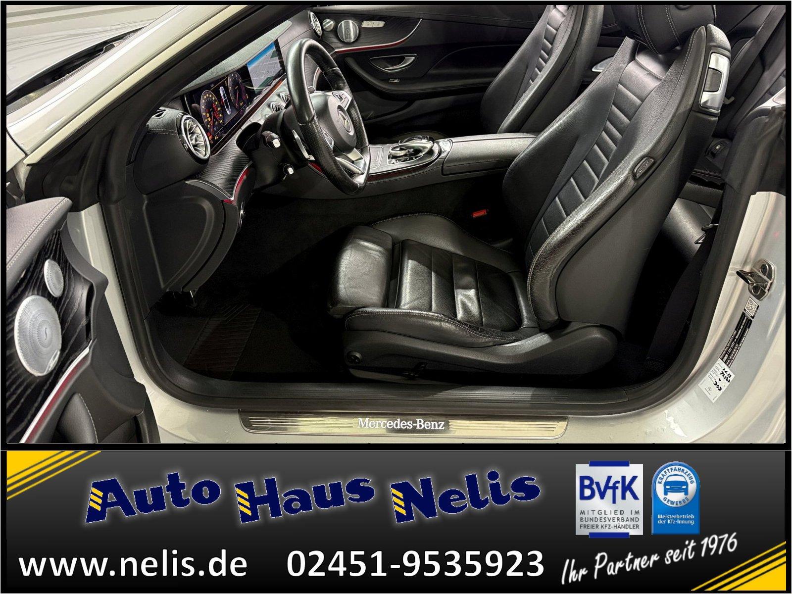 Mercedes-Benz E 200 Cabrio AMG-Line Airscarf Comand-Online Led