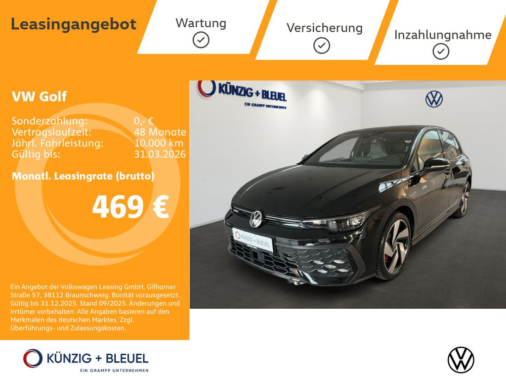 Volkswagen Golf GTE 1,5 l eHybrid 272 PS DSG+AHK+SHZG+CARPL